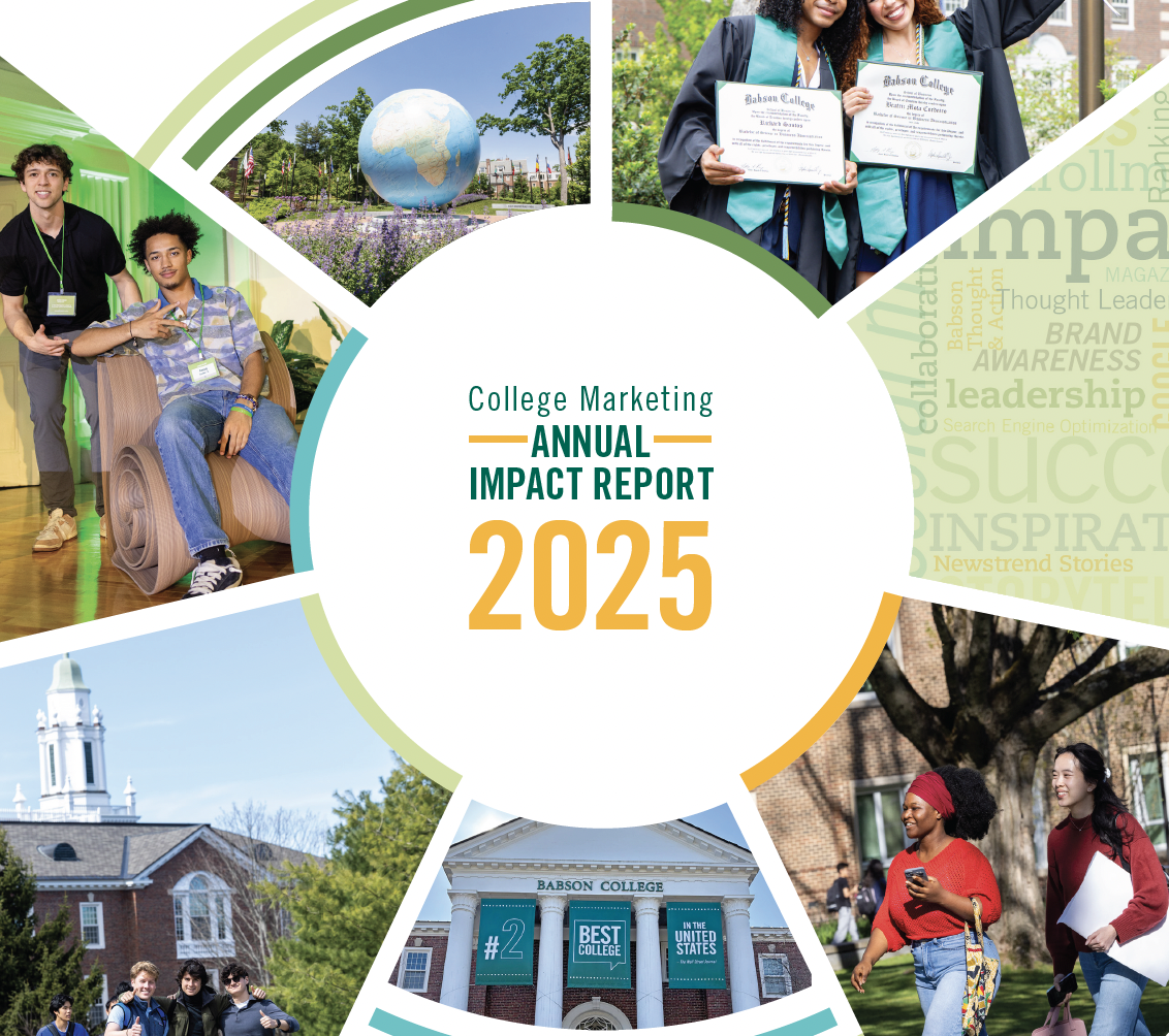 Babson College Marketing Report 2025 Cover
